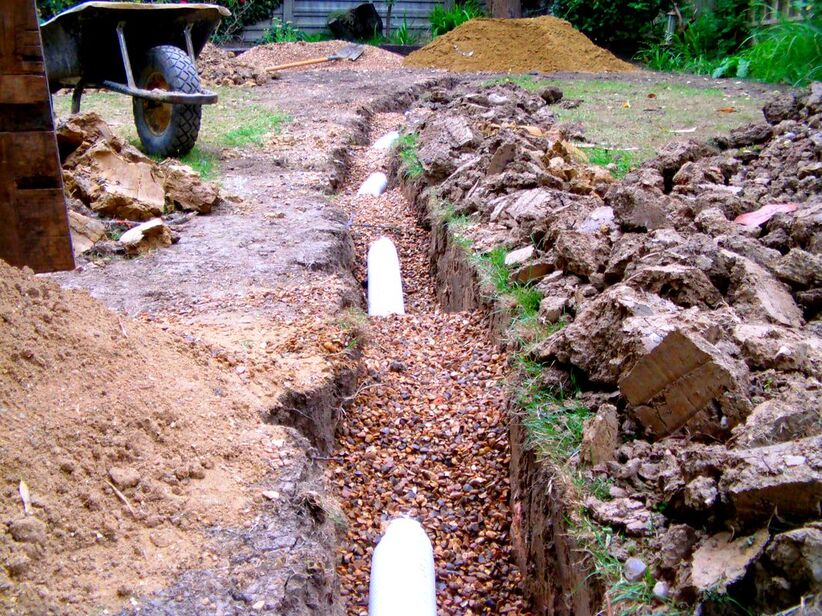 Garden drainage services Norfolk & Norwich